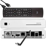 VU+ Zero Linux Full HD Sat Receiver - Weiss + 150 Mbits Wifi Stick