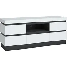 wójcik Campania TV-Lowboard 0 cm Weiß Holz/Kunststoff/Spanplatte/Holzwerkstoff