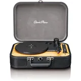 Classic Phono Lenco Classic Phono TT-116 Bluetooth-Plattenspieler mit 3 Geschwindigkeiten - 33, 45 und 78 U/min - Vintage-Vinyl-Plattenspieler - RCA-Ausgang - Stereo Lautsprecher - schwarz