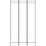 vidaXL Paravent Weiß 120x220 cm Stoff