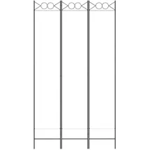 vidaXL Paravent Weiß 120x220 cm Stoff