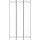 vidaXL Paravent Weiß 120x220 cm Stoff