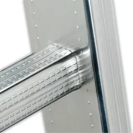 Hailo Professional Hailo Steigleiter mit Rückenschutz STM-27 Stahl verzinkt 7,84m