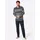 HAJO Schlafanzug marine-beige-geringelt Beige/Blau 52/54