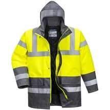 PORTWEST Warnschutz Winterjacke S466" Kontrast Traffic-Jacke, Größe: L,