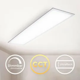 B.K.Licht - 24W, 2600lm, dimmbar, Fernbedienung, cct, Weiß