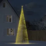 vidaXL Weihnachtsbaum 1544 Leds Warmweiß 500 cm