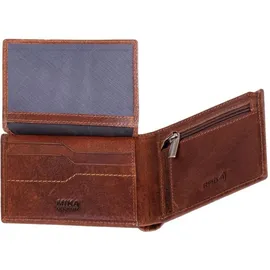 Mika Mini Geldbörse Unisex Geldbörse braun