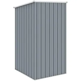 vidaXL Gerätehaus 0,87 x 0,98 x 1,59 m grau