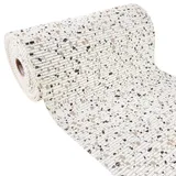 Weichschaummatte Bad 90x65 cm | Badematte aus weichem, atmungsaktivem PVC | Antirutschmatte Bad für Innen- und Außenbereiche | Badteppich Weichschaum mit sicherem Halt auch bei Nässe | Terrazzo
