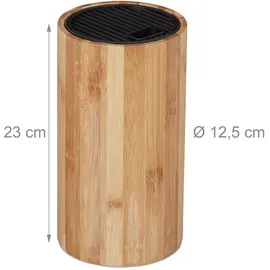 Relaxdays Messerblock braun, 1 St.