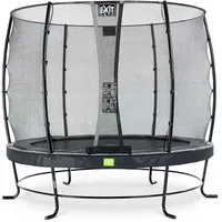 EXIT TOYS Elegant Trampolin 253 cm inkl. Economy Sicherheitsnetz schwarz