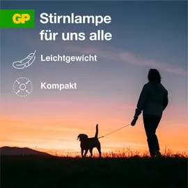 GP Stirnlampe 5.9 cm gelb