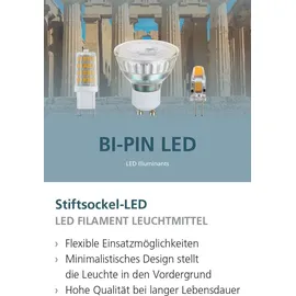 EGLO 110141 LED Spots, Reflektorlampe je 3 Watt (entspricht 24 Watt), 240 Lumen, Leuchtmittel warmweiß, 3000 K, Glühbirne Ø 5 cm