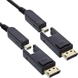 InLine DisplayPort 1.4 AOC Kabel 10 m Schwarz