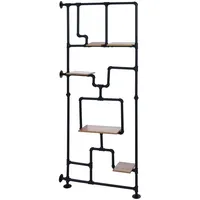 Mendler Raumteiler 203 x 80 x 20 cm Braun