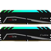 Mushkin Redline Lumina RGB Black DIMM Kit 32GB, DDR5-6400,