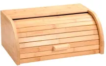 Kesper Brotkasten mit Rollklappe, Bambus 58000 , 1 Brotkasten, Maße (B x L x H): 27 x 40 x 17 cm