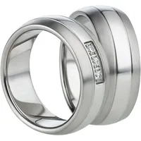 Mabro Partnerringe Verlobungsringe AB642 / AB643 Titan