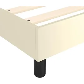 vidaXL Boxspringbett 180 x 200 cm Creme