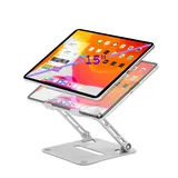 SHILIHE Gaming Tablet Ständer für Apple/Samsung große Tablets 10-15 Zoll, Verstellbare Höhe und Winkel, Stahl-iPad-Ständer mit Hohlraumkühlung,Anti-Rutsch-Silikonpolster