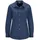 GOLDNER Hemdbluse Stilvolle Denim-Bluse blau 42
