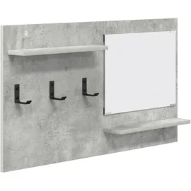 vidaXL Garderobenständer Betongrau 90 x 10 x 50 cm