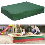 Wasserdichte Grüne Sandkastenabdeckung, 150 X 150 X 20 Cm, Schutzhülle Für Den Sandkasten, Sandkastenabdeckung Aus Oxford-gewebe Mit Kordelzug, Für Den Gartensandkasten
