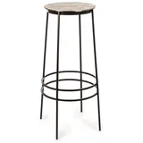 BIZZOTTO Barhocker Amira 2er-Set aus Aluminium, modern, Gold, stabile 4-Fuß-Gestell, pflegeleicht