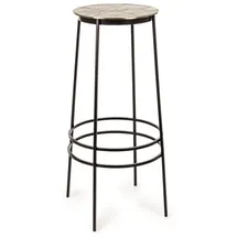 BIZZOTTO Barhocker Amira 2er-Set aus Aluminium, modern, Gold, stabile 4-Fuß-Gestell, pflegeleicht