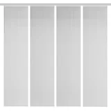 Vision S Schmidt Schiebewand Rom 4er-Set Polyester Grau 60 x 260 cm