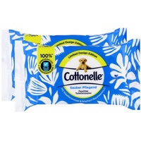 Cottonelle feuchtes Toilettenpapier Mizellenwasser & Baumwollduft (2er Pack )