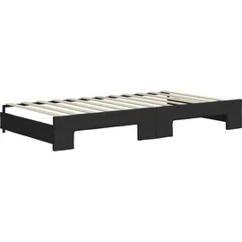vidaXL Tagesbett 100 x 200 cm Schwarz