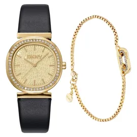 DKNY Evening Watch Set Leder 30 mm DK1L083L0025