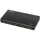 Logilink HD0062 - HDMI-Switch 3x1-Port 4K/60 Hz, schwarz