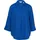 s.Oliver Leinenmix-Bluse mit 3/4-Ärmeln und Turn-up - blau - 46