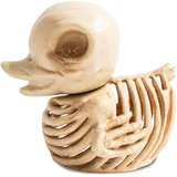 Hperu Skeleton Halloween Skelett, 6x4x5 Plastik -Realistische Ente, gruselige Schädel Halloween Enten für Innenparty -Trick oder Leckerbissen, Skelette, Skelette