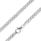 trendor 15064 Herren-Panzerkette 925 Silber Rhodiniert Halskette 4,1 mm breit, 60 cm