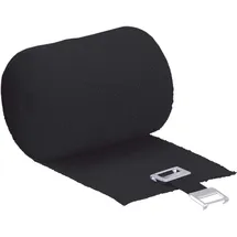 HÖGA Lastic-Color, schwarz, 8 cm x 5 m gedehnt, dauerelastische Idealbinde, 1er Pack (1 x 0.047 kg)