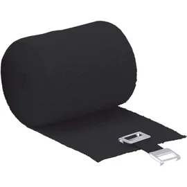 HÖGA Lastic-Color, schwarz, 8 cm x 5 m gedehnt, dauerelastische Idealbinde, 1er Pack (1 x 0.047 kg)