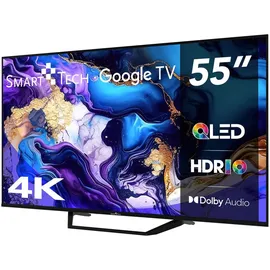 Smart-Tech Smart Tech Google V5 55qg06k2 55 ́ ́ 4k Qled Tv - Black
