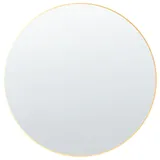 Beliani Wandspiegel ANNEMASSE 80 x 80 cm Gold