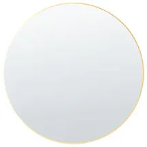 Beliani Wandspiegel ANNEMASSE 80 x 80 cm Gold