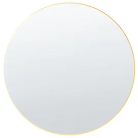 Beliani Wandspiegel ANNEMASSE 80 x 80 cm Gold