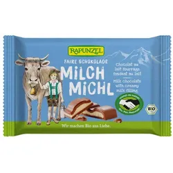 Rapunzel Milch Michl Schokolade mit Milchfüllung HIH bio