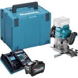 Makita, Fräse, RP 001 GT101 Akku Oberfräse 40 V max. 12 mm Brushless + 1x Akku 5,0 Ah + Ladegerät + Makpac