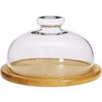 Trendglas Jena Käseglocke - mit Bambusteller