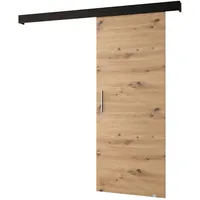 Schiebetür Komplettset - Schiebetürsystem Salwador 1 - Schiebetüren - Trennwände - Raumteiler - Innentüren, Tür 90 x 204 cm - Schiebetür Schiene - Zimmertür mit Schiebetür Griff - Saloontür