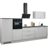 BASIC by Balculina Küchenzeile »Marsi«, Breite 320 cm, wahlweise mit E-Geräten, mit Soft-Close-Funktion