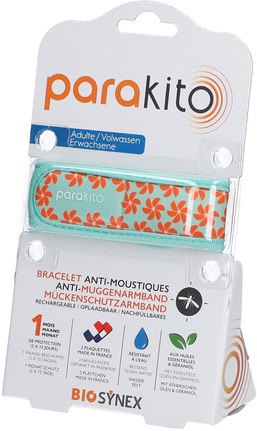 ParaKito Bracelet Anti-Moustiques Adulte Étoiles 1 bracelet(s) 1 pc(s) Bracelet